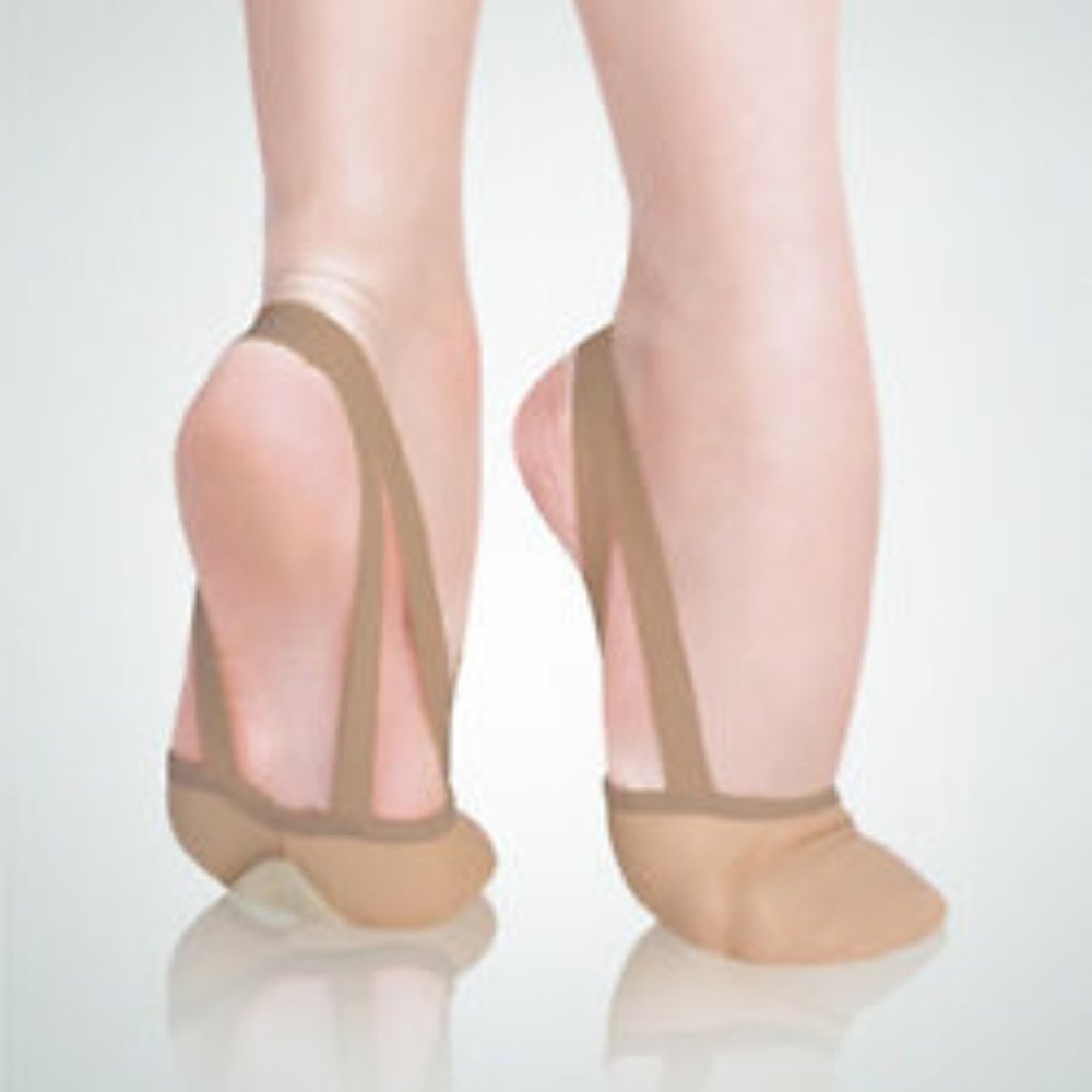 Angelo Luzio 621A Adult Size 4M Jazzy Tan Twyla II Leather Half Sole Slipper